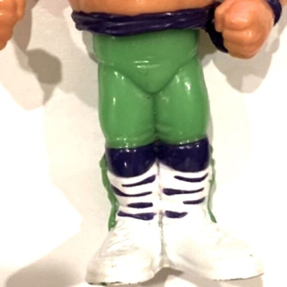 Vintage WWF MARTY JANNETTY 1992 Wrestling Action Figure Hasbro Action Series 7 - Picture 3 of 9